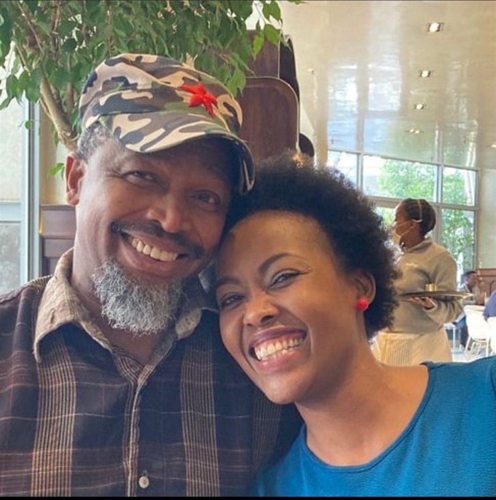 Sello Maake KaNcube and his girlfriend Pearl Mpho Mbewe. Photo from Instagram
