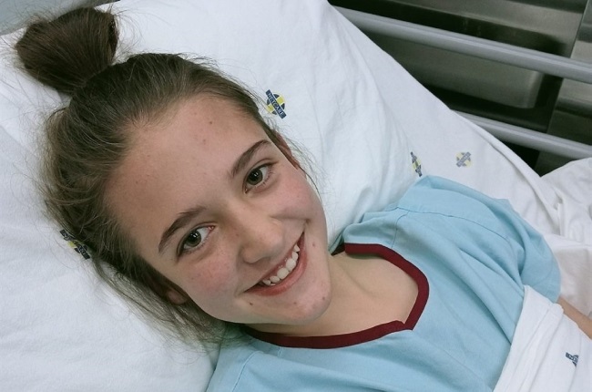Jana-Mari Filmalter remains positive throughout her chemotherapy. (PHOTO: Supplied)