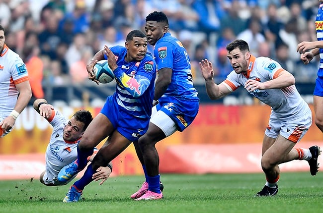 Damian Willemse of the Stormers in action during their URC clash against Edinburgh in Cape Town on 23 March 2024 (Ashley Vlotman/Gallo Images)