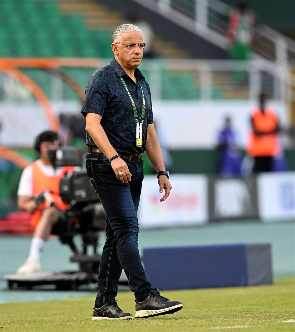 Adel Amrouche, head coach of Tanzania during the 2023 Africa Cup of Nations match between Morocco and Tanzania at Laurent Pokou Stadium in San Pedro, Cote dIvoire on 17 January 2024 