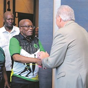 Singing Zuma amuses Afrikaner 'leaders'