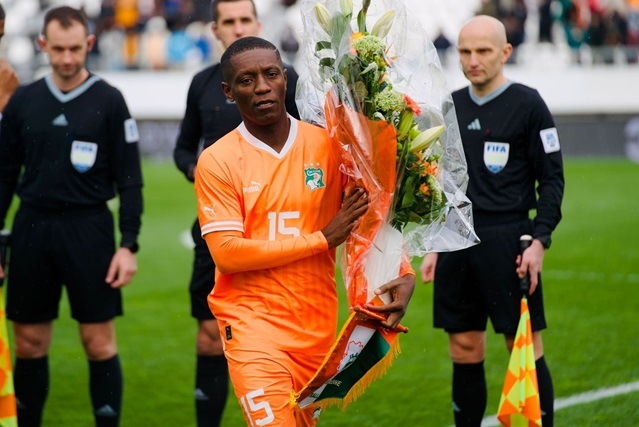Max Gradel played his final 
international football match against Benin on Saturday