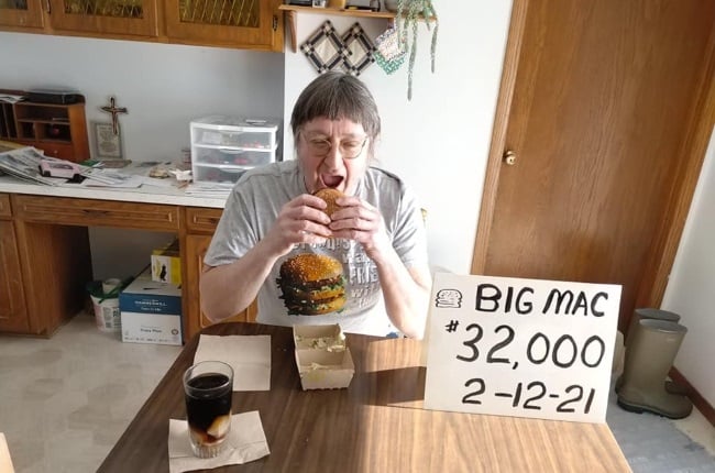 Since 1972 Donald Gorske has eaten at least two McDonald's per day. (PHOTO: Facebook / Donald Gorske)