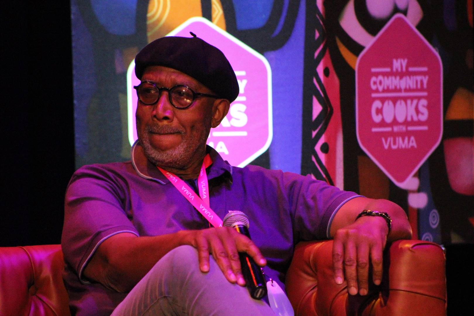 Attendees were given the opportunity to hear Sipho ‘Hotstix’ Mabuse sing some of his greatest hits, at Vuma’s My Community Cooks event at the Soweto Theatre. Photo: City Press