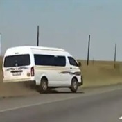 WATCH: Taxi driver causes HORROR crash!