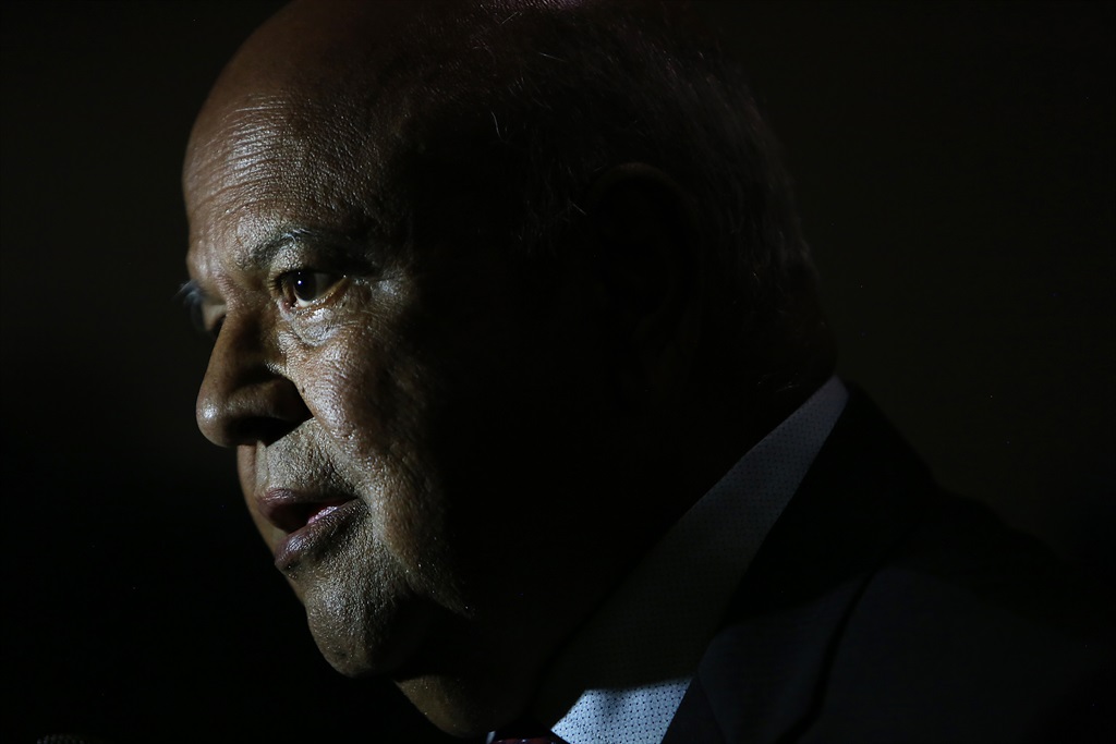 Pravin Gordhan during a media briefing to address load-shedding. (Photo by Gallo Images/Sowetan/Alon Skuy)