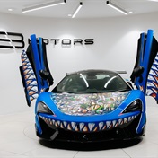 PICS | Exotic cars in the spotlight as luxury showroom gets turned into art gallery
