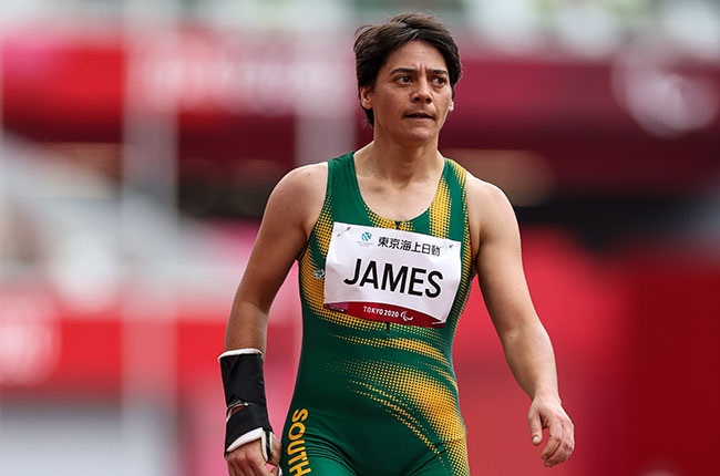 South African para-athlete Sheryl James