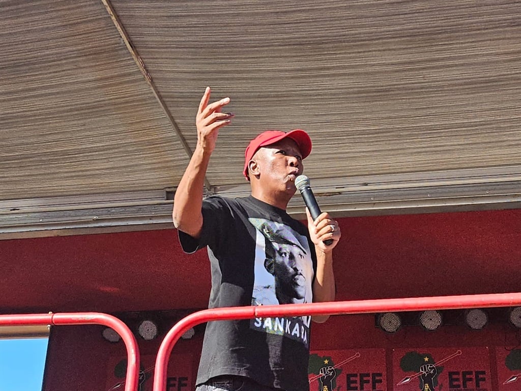 EFF President, Julius Malema takes his campaign trail to ANC stronghold, Bushbuckridge. Photo by Bulelwa Ginindza 
