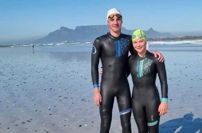 "We will be doing more fundraising in the future by doing other huge swims around the country." Photo: Supplied/ Nikki Voigt