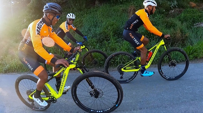 The Fairtree crew, rolling on their new Cannondales (Photo: R24)