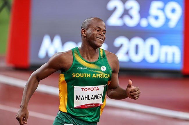 South African Paralympic gold medallist Ntando Mahlangu