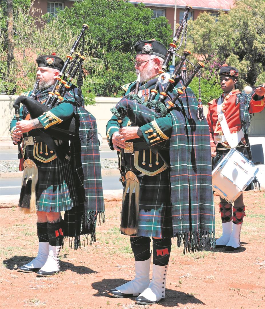 Members of the Kimberley Regiment Pipes and Drums will be performing at the first-ever Kimberley Celtic Festival on Friday, 5 April, and Saturday.Photo: Helena Barnard