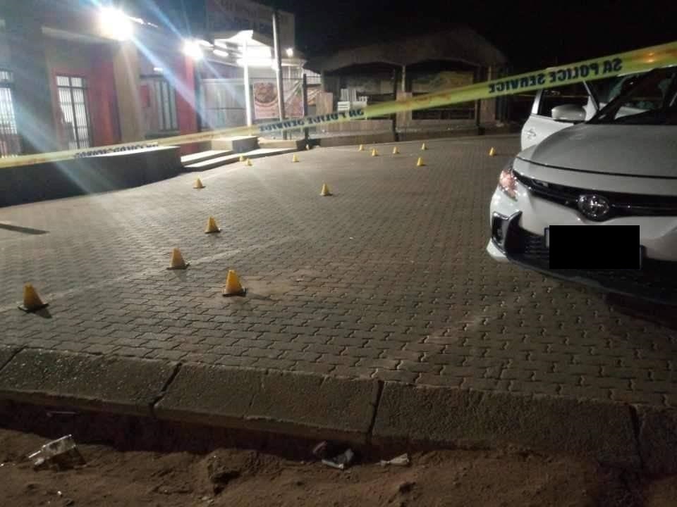 Hebron police are investigating two counts of murder and three counts of attempted murder after five people were shot outside a pub in Hebron on Monday, 25 March.