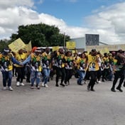 ANCYL members march against 'street of shame'!  