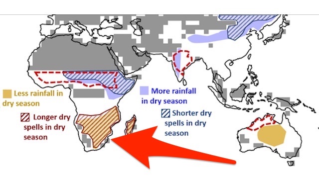 Dry spells: coming harder and longer
