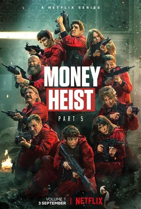    Money Heist season 5 is now streaming on Netfli