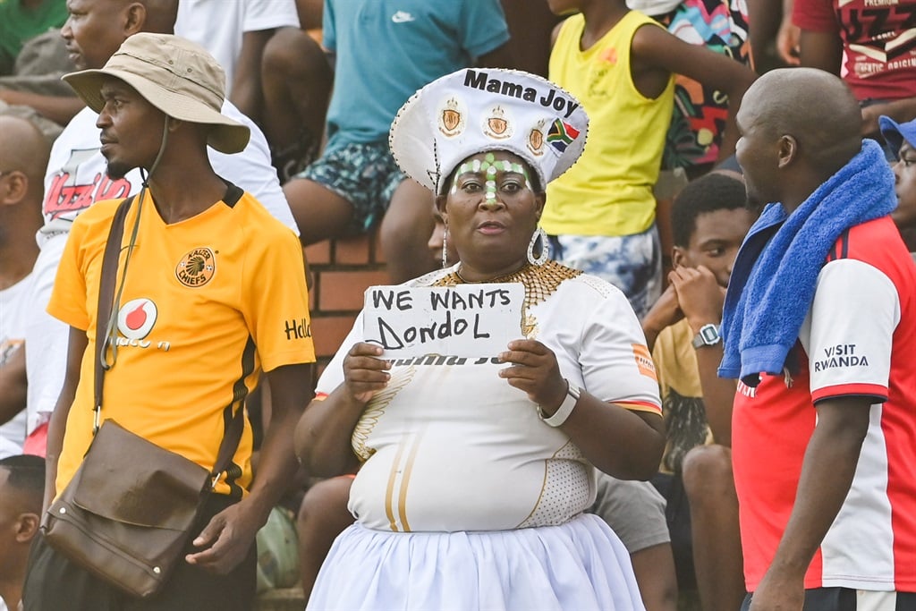 DURBAN, SOUTH AFRICA - MARCH 11: Mama Joy during the Nedbank Cup last 16 match between Golden Arrows and Royal AM at Princess Magogo Stadium on March 11, 2023 in Durban, South Africa. (Photo by Darren Stewart/Gallo Images)