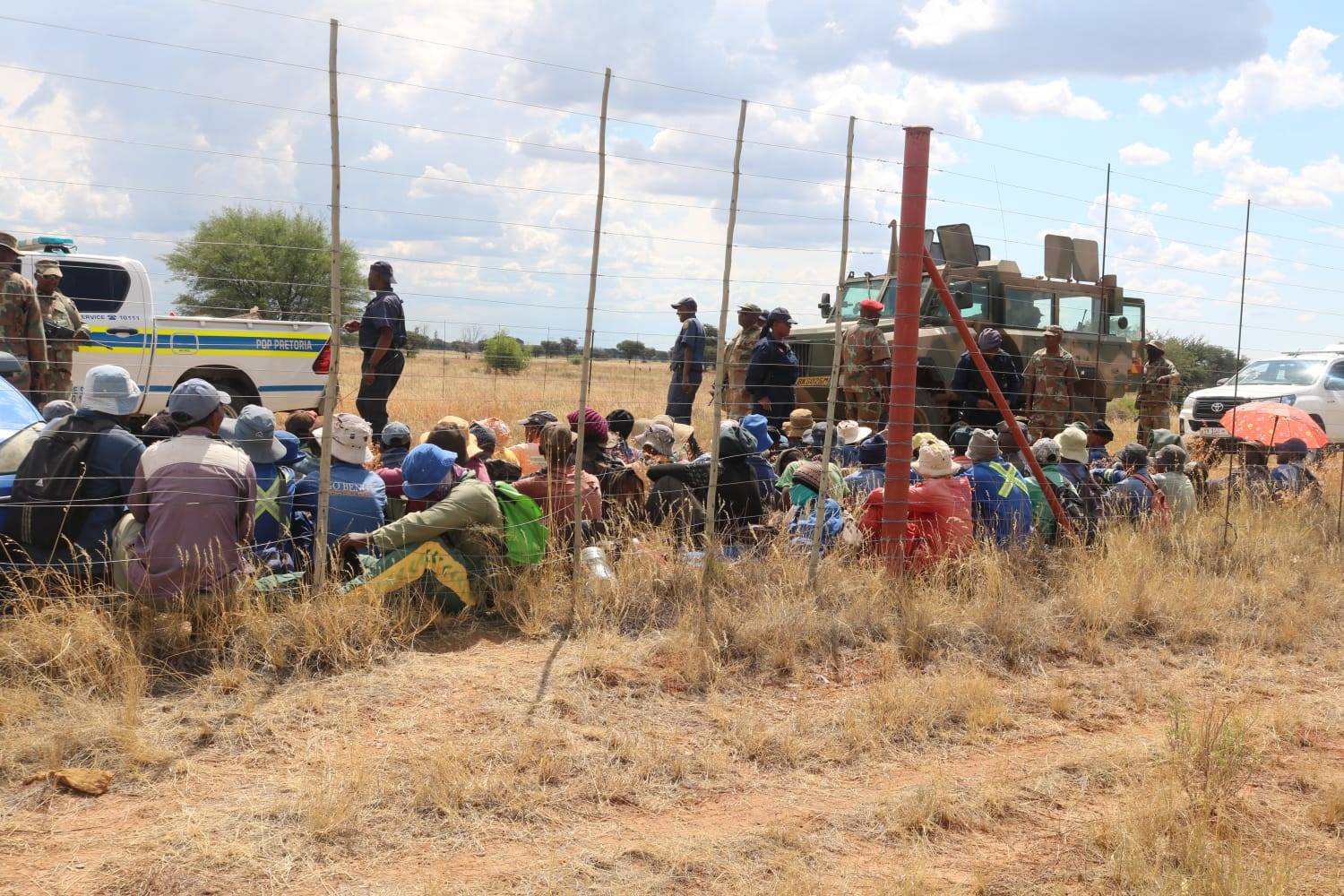 A total of 71 persons were arrested for illegal mining activities on a farm outside Kimberley. 