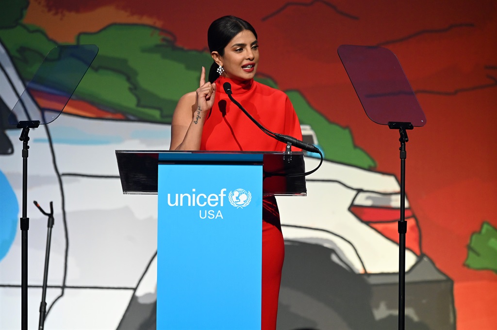On stage at the 15th Annual UNICEF Snowflake Ball 2019 at Cipriani Wall Street on December 03, 2019 in New York City. (Photo by Noam Galai/Getty Images for UNICEF)