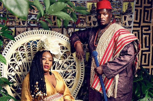 A portrait of HHP and Lerato Sengadi in Johannesburg, South Africa.