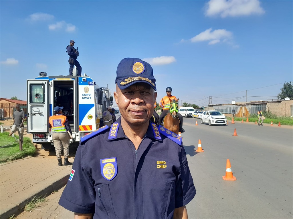 EMPD Chief of Police, Isaac Mapiyeye attended the