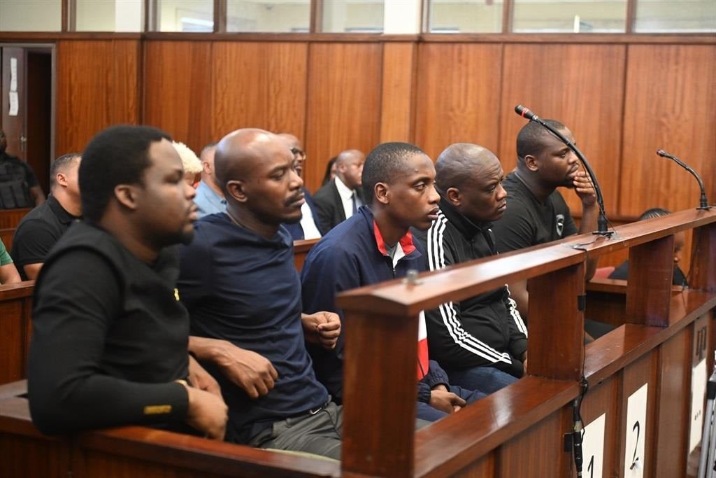 Five suspects, Lindokuhle Mkhwanazi, Lindani Ndimande, Siyanda Myeza, Mziwethemba Gwabeni and Lindokuhle Ndimande back in the dock.