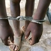 Kidnapped boy (13) cuffed and traumatised!  