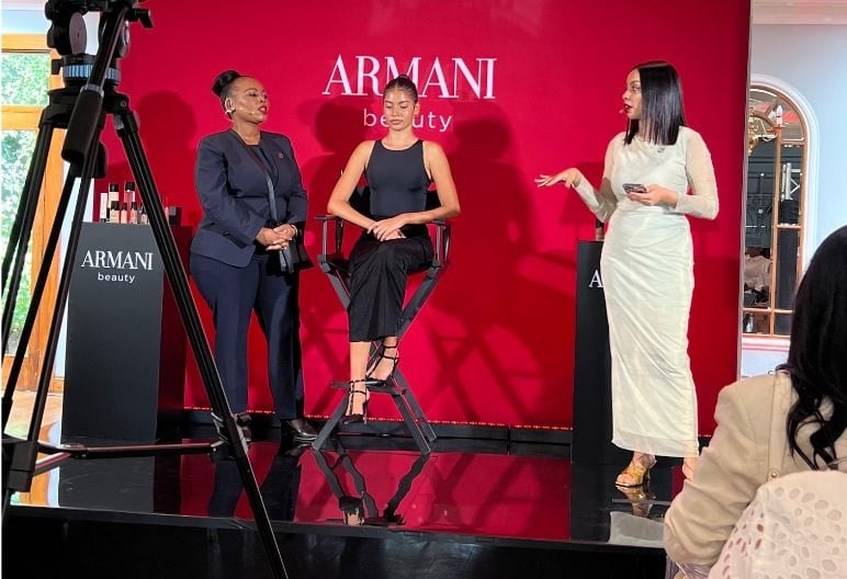 Armani Beauty masterclass during brand launch