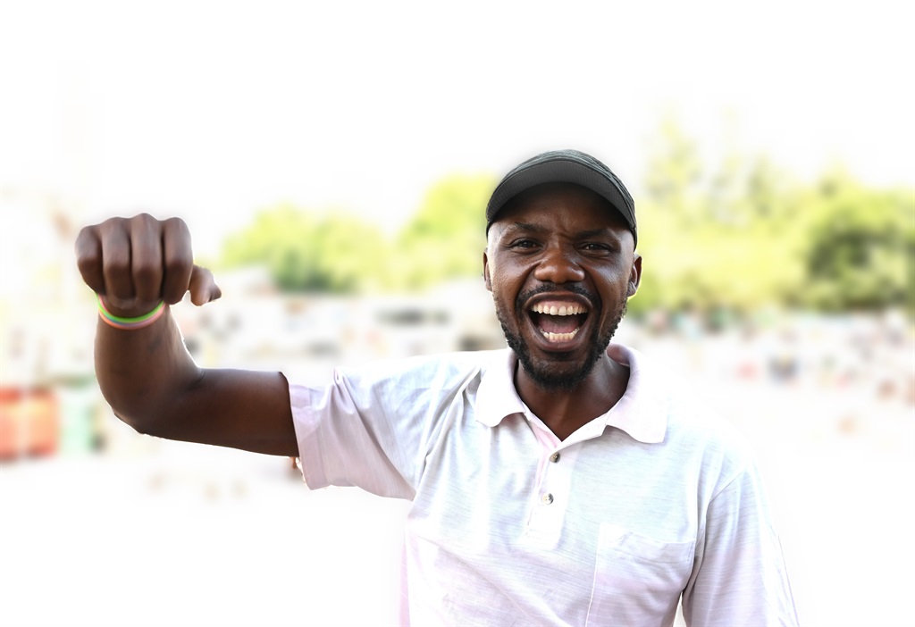 Bongani Thambe (35), a staunch supporter of the MK