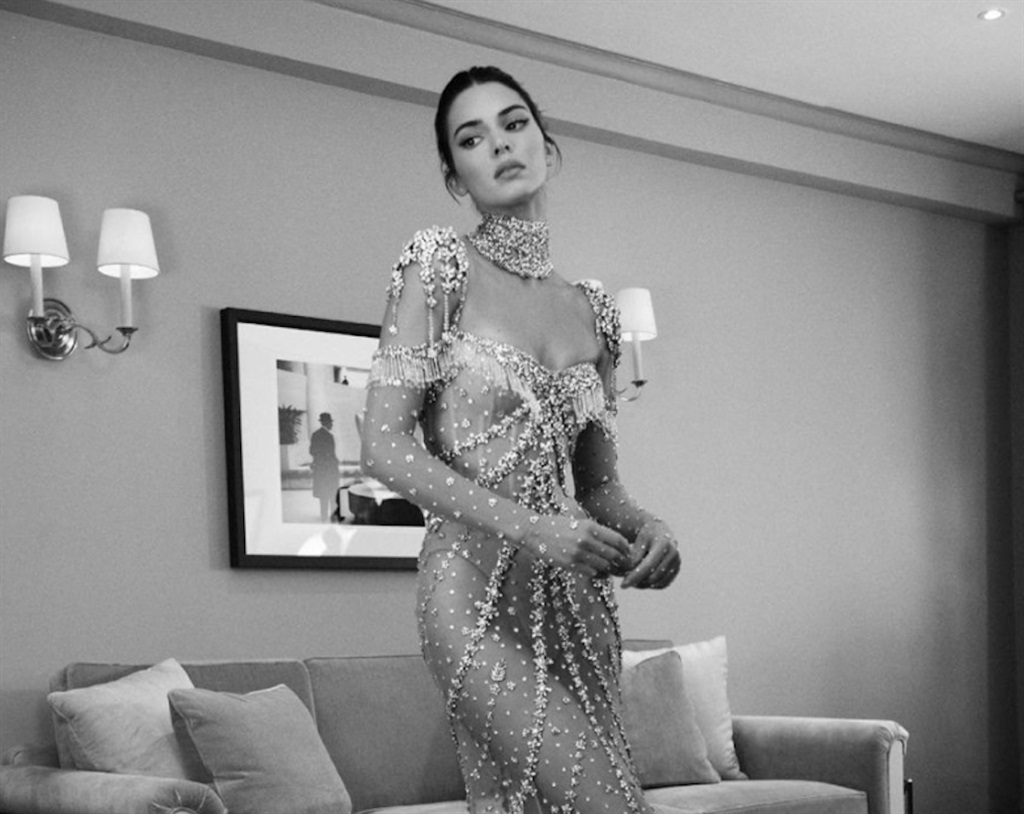 Kendall Jenner in Givenchy. FOTO Instagram / Matthew Williams