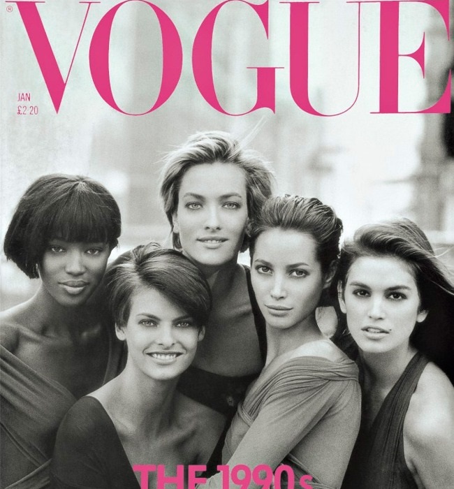 Linda Evangelista 2022 Vogue UK Cover Fendi Campaign Photos