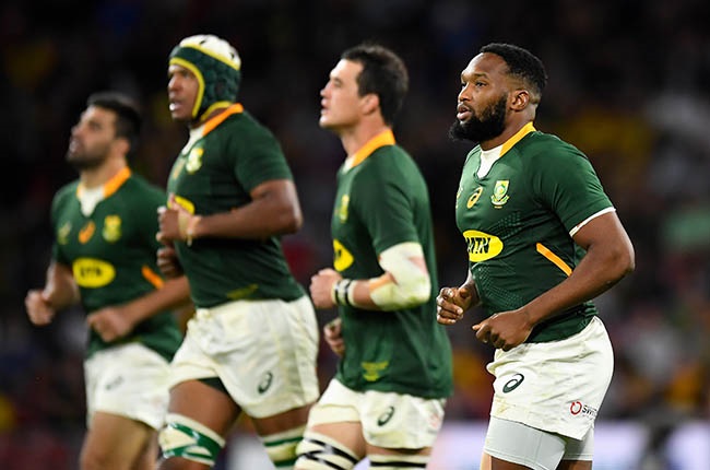 The Springboks have their work cut out. (Photo by Albert Perez/Getty Images)