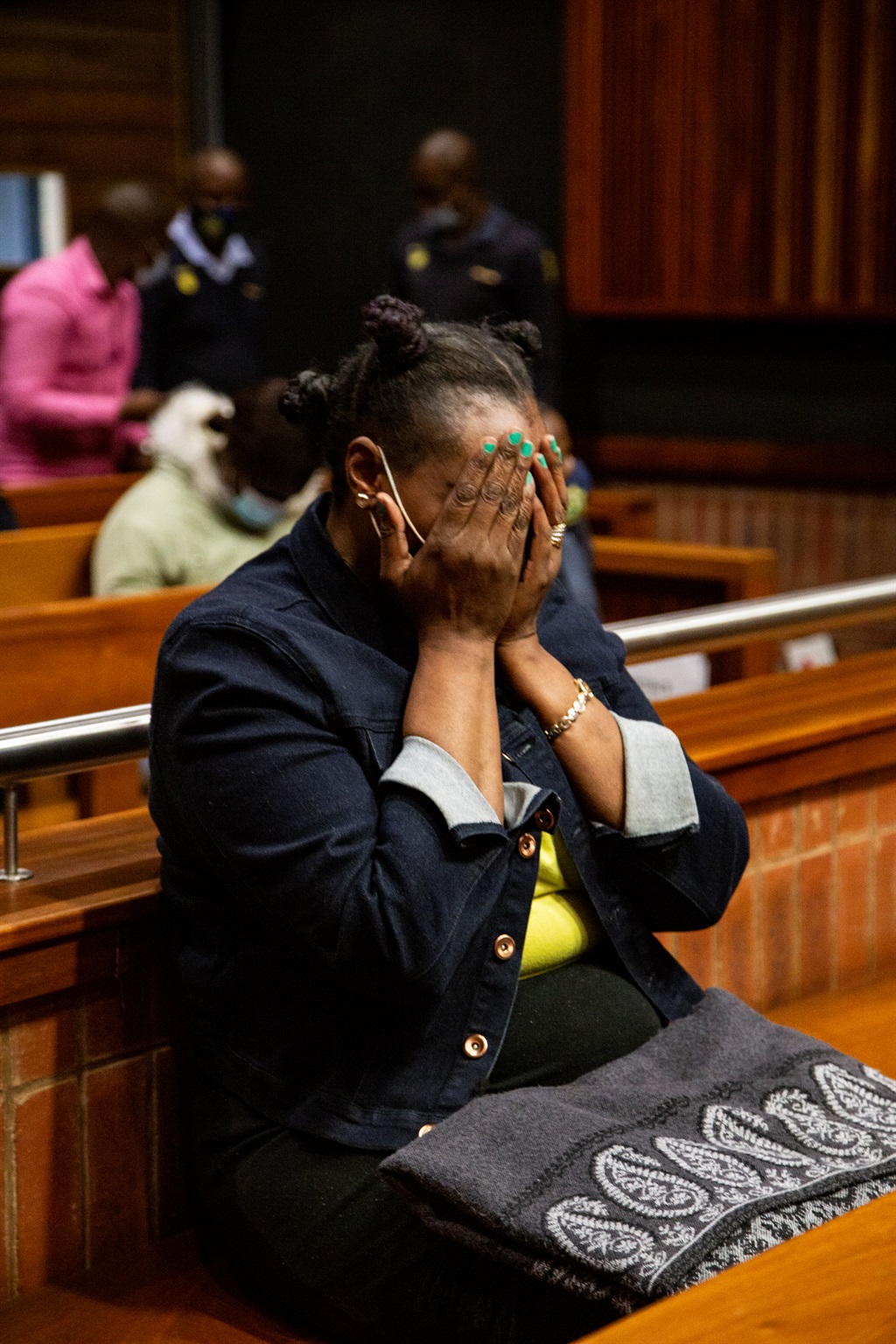 Former police officer, Nomia Rosemary Ndlovu appears in the Palm Ridge Magistrates Court. Photo by Gallo Images/OJ Koloti.