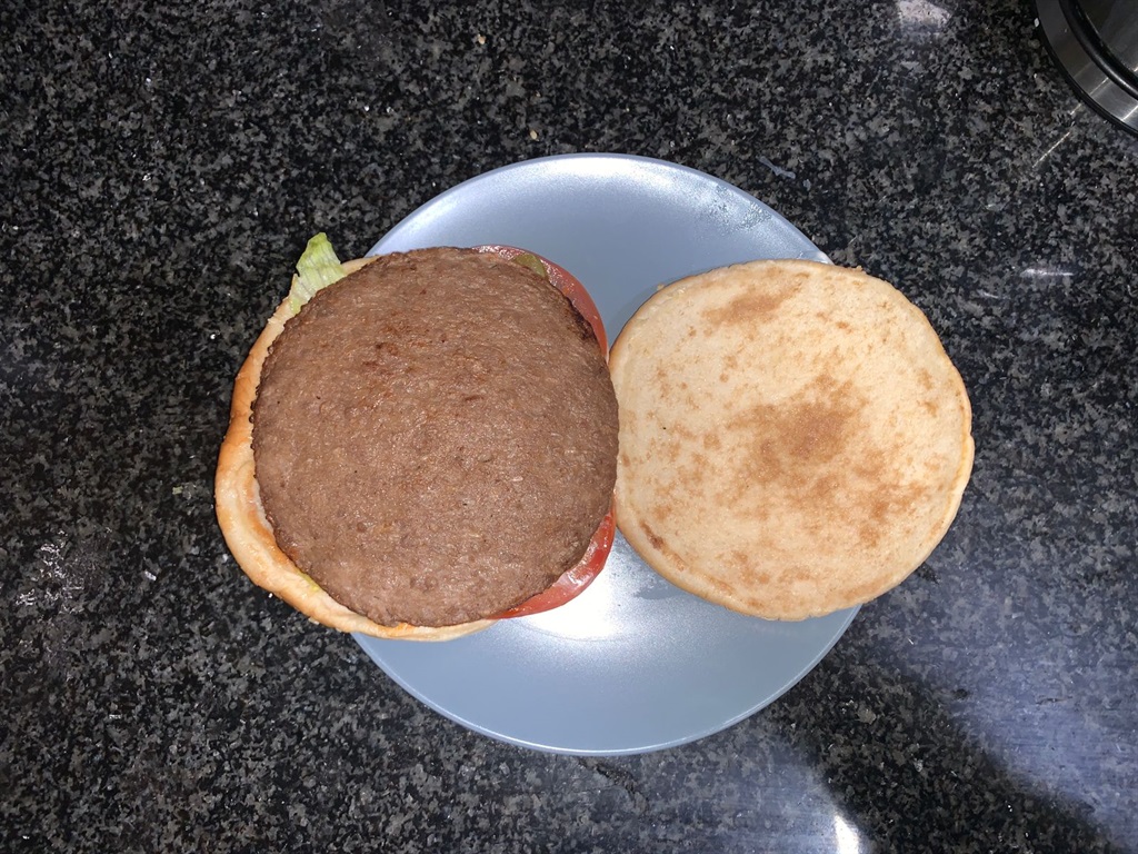 Plant-based Whopper patty (Business Insider/ Phumi