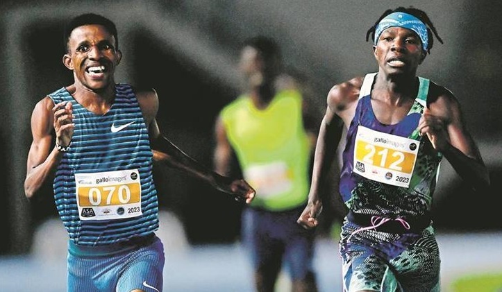Tshepo Tshite (left) and Ryan Mphahlele have underlined their potential as the country’s newest talent in middle-distance running
