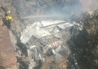 Mass casualties suspected after bus goes over cliff in Limpopo