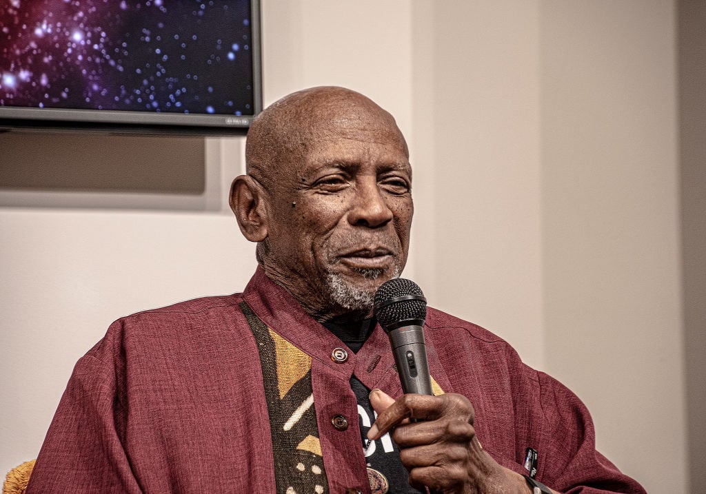 (File photo) American actor Lou Gossett Jr as he participates in an onstage conversation at the Meditation Museum, Silver Spring, Maryland, October 27, 2017. 