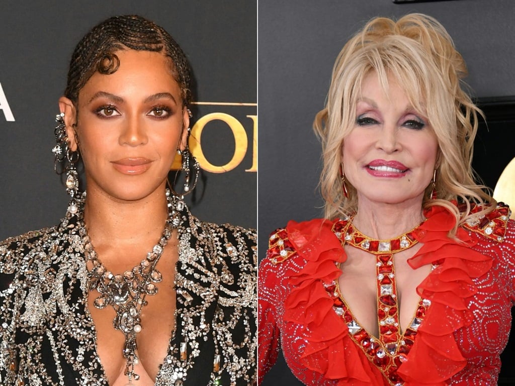 (COMBO) This combination of pictures created on March 28, 2024 shows US singer/songwriter Beyonce at the Dolby theatre on July 9, 2019 in Hollywood and US singer-songwriter Dolly Parton on February 10, 2019, in Los Angeles.
Beyonce's new country album features a long-rumored cover of Dolly Parton's beloved "Jolene," as well as a number of country legend plugs including Willie Nelson.
"Cowboy Carter" -- the honkified second act of Queen Bey's "Renaissance" trilogy -- is out in parts of the world where it's already Friday, and will continue its global drop as the clock strikes midnight.