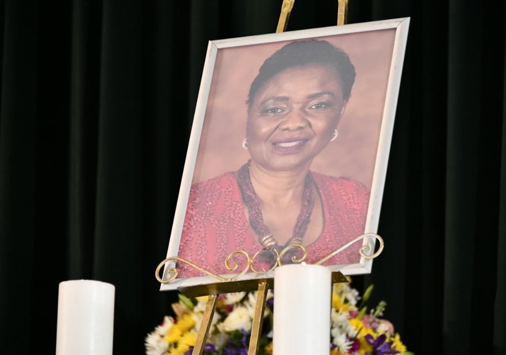 Earlier this month, mourners, including senior government officials and ministers, gathered in Johannesburg to remember Hlengiwe Mkhize. (GCIS)