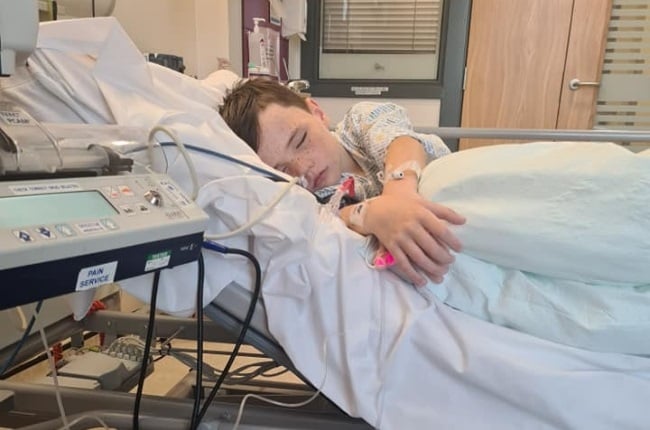 Jack Mason nearly died after swallowing several ting magnets. (PHOTO: Facebook)