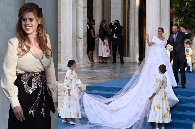 Princess Beatrice was among the royal guests at the wedding of Prince Philippos of Greece and Nina Flohr. (PHOTO: Gallo Images/Getty Images)