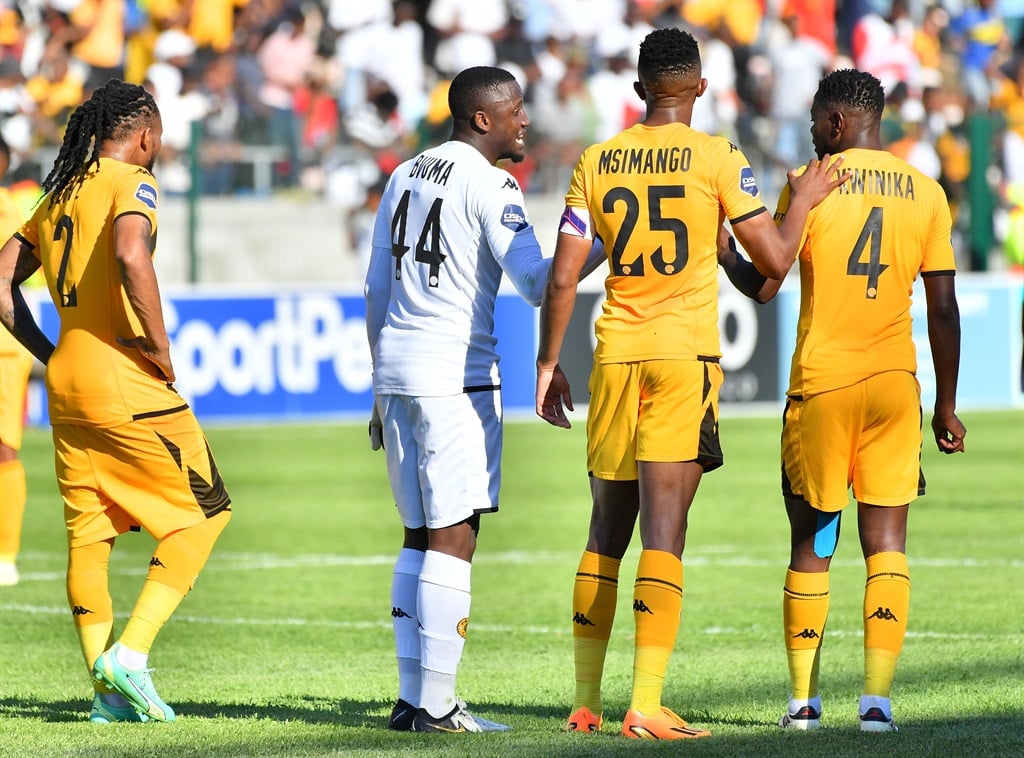 CAPE TOWN, SOUTH AFRICA - MARCH 30: Players during the DStv Premiership match between Cape Town City FC and Kaizer Chiefs at Athlone Stadium on March 30, 2024 in Cape Town, South Africa. (Photo by Grant Pitcher/Gallo Images)