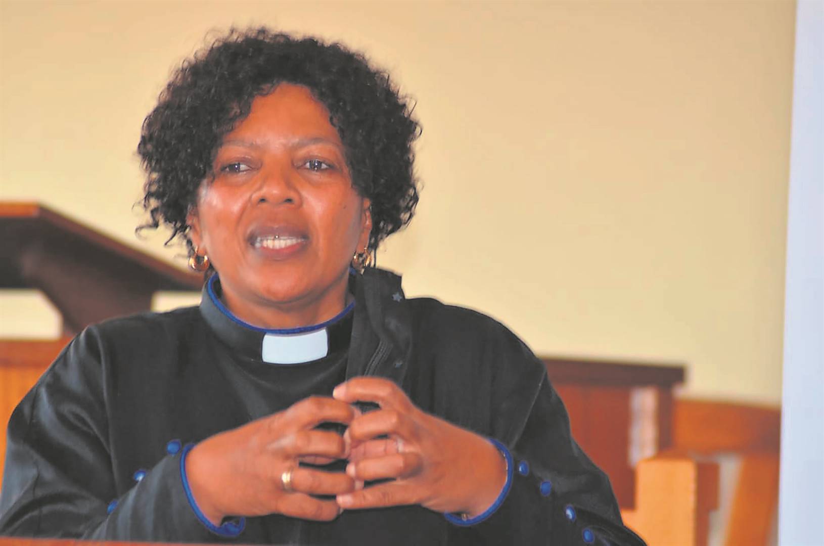 Reverend Sindiswa Keva is encouraging women to leave abusive marriages and relationships before they are killed by their partners.       Photo by Lulekwa Mbadamane