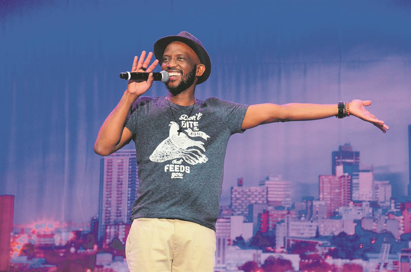 David Kau says parents will relate to his jokes during the show on Saturday. 