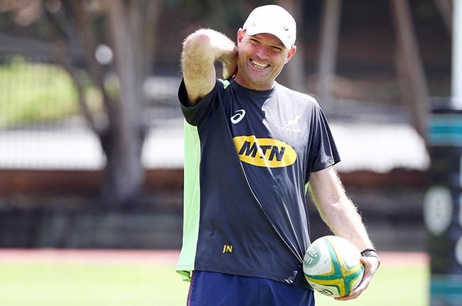 Springbok mentor Jacques Nienaber. (Photo by Tertius Pickard/Gallo Images)