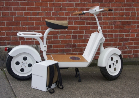 VERSATILE: The Fido electric scooter from Fremont Motor offers a versatile alternative to conventional two-wheel bikes.