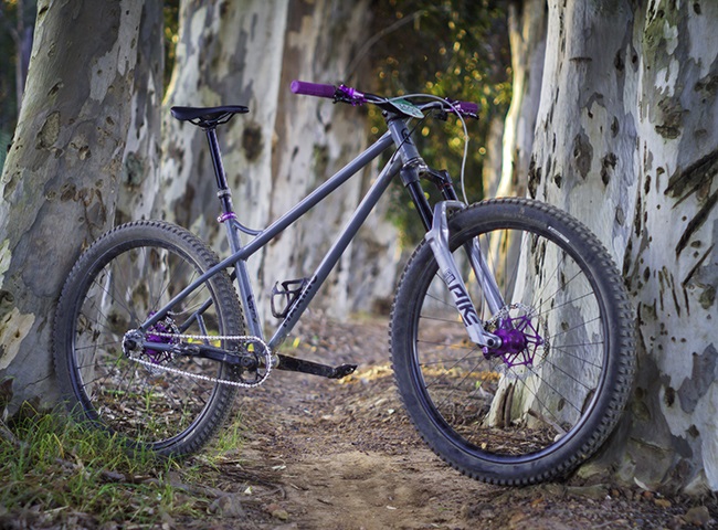 
Long and not light, this is how our custom hardtail mountain bike turned out (Photo: R24)
