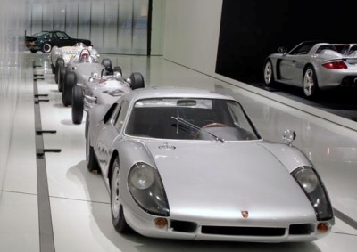 FIRST AMONGST EQUALS: Even in Porsche museum, Carrera GT and all other machines are usurped in order of precedence by the 904.