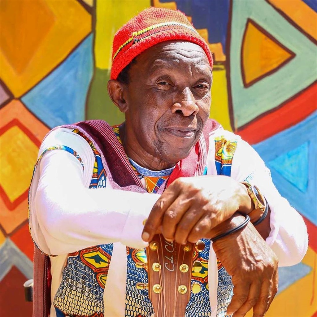 Legendary musician Madala Kunene, who is suffering from prostate cancer.